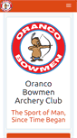 Mobile Screenshot of orancobowmen.org